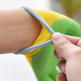 Maxbell Kids Gardening Gloves DIY Painting Gloves Rubber Coated Palm Hand Protection for 2 to 8 Ages B