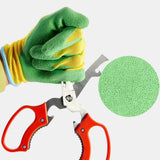 Maxbell Kids Gardening Gloves DIY Painting Gloves Rubber Coated Palm Hand Protection for 2 to 8 Ages B
