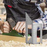 Maxbell Multifunctional Square 45/90/135 Degree Gauge Angle Ruler Measuring Tool