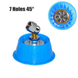 Maxbell Windproof Sprayer Head 7 Holes Watering for Agricultural Irrigation Patio 45 Degree