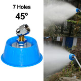 Maxbell Windproof Sprayer Head 7 Holes Watering for Agricultural Irrigation Patio 45 Degree