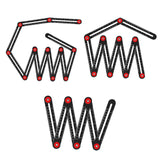 Maxbell Aluminium Alloy Multi Angle Ruler Positioning Tools for Carpenter 6 Section