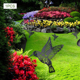 Maxbell Bird Silhouettes Statue Bird Art Sculpture for Backyard Tree Decoration