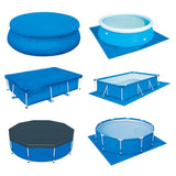 Maxbell Swimming Pool Cover Round Waterproof Dustproof Protection Mat Diameter 244cm