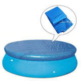 Maxbell Swimming Pool Cover Round Waterproof Dustproof Protection Mat Diameter 244cm