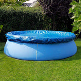 Maxbell Swimming Pool Cover Round Waterproof Dustproof Protection Mat Diameter 244cm