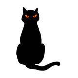 Maxbell Black Cat Silhouette Garden Stakes Halloween Party Iron for Yard Style A