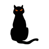 Maxbell Black Cat Silhouette Garden Stakes Halloween Party Iron for Yard Style A