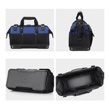 Maxbell 600D Waterproof Tool Bag Storage Hand Bag with Multi Pockets 16in Deep Blue