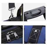 Maxbell 600D Waterproof Tool Bag Storage Hand Bag with Multi Pockets 16in Deep Blue