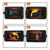 Maxbell 600D Waterproof Tool Bag Storage Hand Bag with Multi Pockets 16in Deep Blue