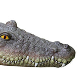 Maxbell Fake Floating Crocodile Head Water Decoy Prank Toy for Pond Pool Decor