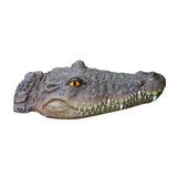 Maxbell Fake Floating Crocodile Head Water Decoy Prank Toy for Pond Pool Decor