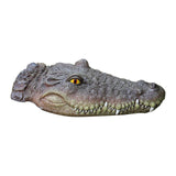 Maxbell Fake Floating Crocodile Head Water Decoy Prank Toy for Pond Pool Decor