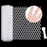 Maxbell Chicken Wire Frame Poultry Fencing Decorative Protective for Outdoor Safety White