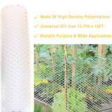 Maxbell Chicken Wire Frame Poultry Fencing Decorative Protective for Outdoor Safety White