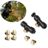Maxbell Misting Cooling System Water Spray Mist Cooling Misters Black 6m 56Pieces