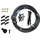 Maxbell Misting Cooling System Water Spray Mist Cooling Misters Black 6m 56Pieces
