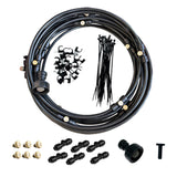 Maxbell Misting Cooling System Water Spray Mist Cooling Misters Black 6m 56Pieces