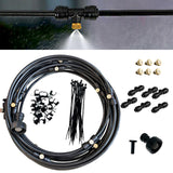 Maxbell Misting Cooling System Water Spray Mist Cooling Misters Black 6m 56Pieces