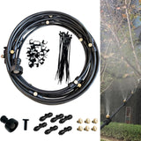 Maxbell Misting Cooling System Water Spray Mist Cooling Misters Black 6m 56Pieces