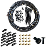 Maxbell Misting Cooling System Water Spray Mist Cooling Misters Black 12m 116Pieces