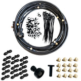 Maxbell Misting Cooling System Water Spray Mist Cooling Misters Black 12m 116Pieces