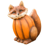 Maxbell Halloween Sculpture Pumpkin Animals Figurine for Outdoor Home 10cmx8cmx13cm