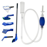 Maxbell Fish Aquarium Five Cleaning Kit Glass Brush fishing nets fishes tank Cleaner