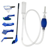 Maxbell Fish Aquarium Five Cleaning Kit Glass Brush fishing nets fishes tank Cleaner