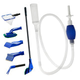 Maxbell Fish Aquarium Five Cleaning Kit Glass Brush fishing nets fishes tank Cleaner