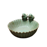 Maxbell Unique Bird Bowls Bird Succulent Plants Pot Furnishing for Patio Porch With holes
