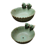 Maxbell Unique Bird Bowls Bird Succulent Plants Pot Furnishing for Patio Porch With holes
