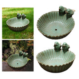 Maxbell Unique Bird Bowls Bird Succulent Plants Pot Furnishing for Patio Porch With holes