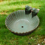 Maxbell Unique Bird Bowls Bird Succulent Plants Pot Furnishing for Patio Porch With holes