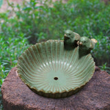 Maxbell Unique Bird Bowls Bird Succulent Plants Pot Furnishing for Patio Porch With holes