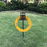 Maxbell Garden Hose Holder Storage Rack Freestanding for Lawn Outside Backyard owl