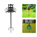 Maxbell Garden Hose Holder Storage Rack Freestanding for Lawn Outside Backyard owl