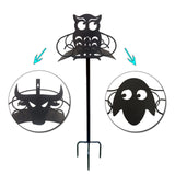 Maxbell Garden Hose Holder Storage Rack Freestanding for Lawn Outside Backyard owl