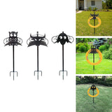 Maxbell Garden Hose Holder Storage Rack Freestanding for Lawn Outside Backyard owl