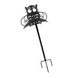 Maxbell Garden Hose Holder Storage Rack Freestanding for Lawn Outside Backyard owl