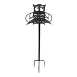 Maxbell Garden Hose Holder Storage Rack Freestanding for Lawn Outside Backyard owl