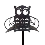Maxbell Garden Hose Holder Storage Rack Freestanding for Lawn Outside Backyard owl