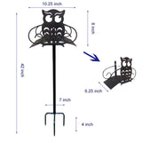 Maxbell Garden Hose Holder Storage Rack Freestanding for Lawn Outside Backyard owl