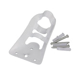 Maxbell Flagpole Holder Base White with Screws Mounting for Windsock Patio