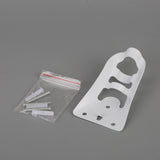 Maxbell Flagpole Holder Base White with Screws Mounting for Windsock Patio