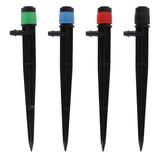 Maxbell 50Pcs Drip Irrigation System Kit Dripper Self Watering Spikes Plant Flower Green