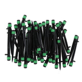 Maxbell 50Pcs Drip Irrigation System Kit Dripper Self Watering Spikes Plant Flower Green