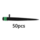 Maxbell 50Pcs Drip Irrigation System Kit Dripper Self Watering Spikes Plant Flower Green