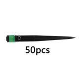 Maxbell 50Pcs Drip Irrigation System Kit Dripper Self Watering Spikes Plant Flower Green